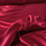 Solid Color Silky Duvet Cover Sets #LB034