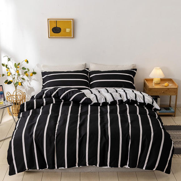 Black & White Stripes Pillowcases #LB054